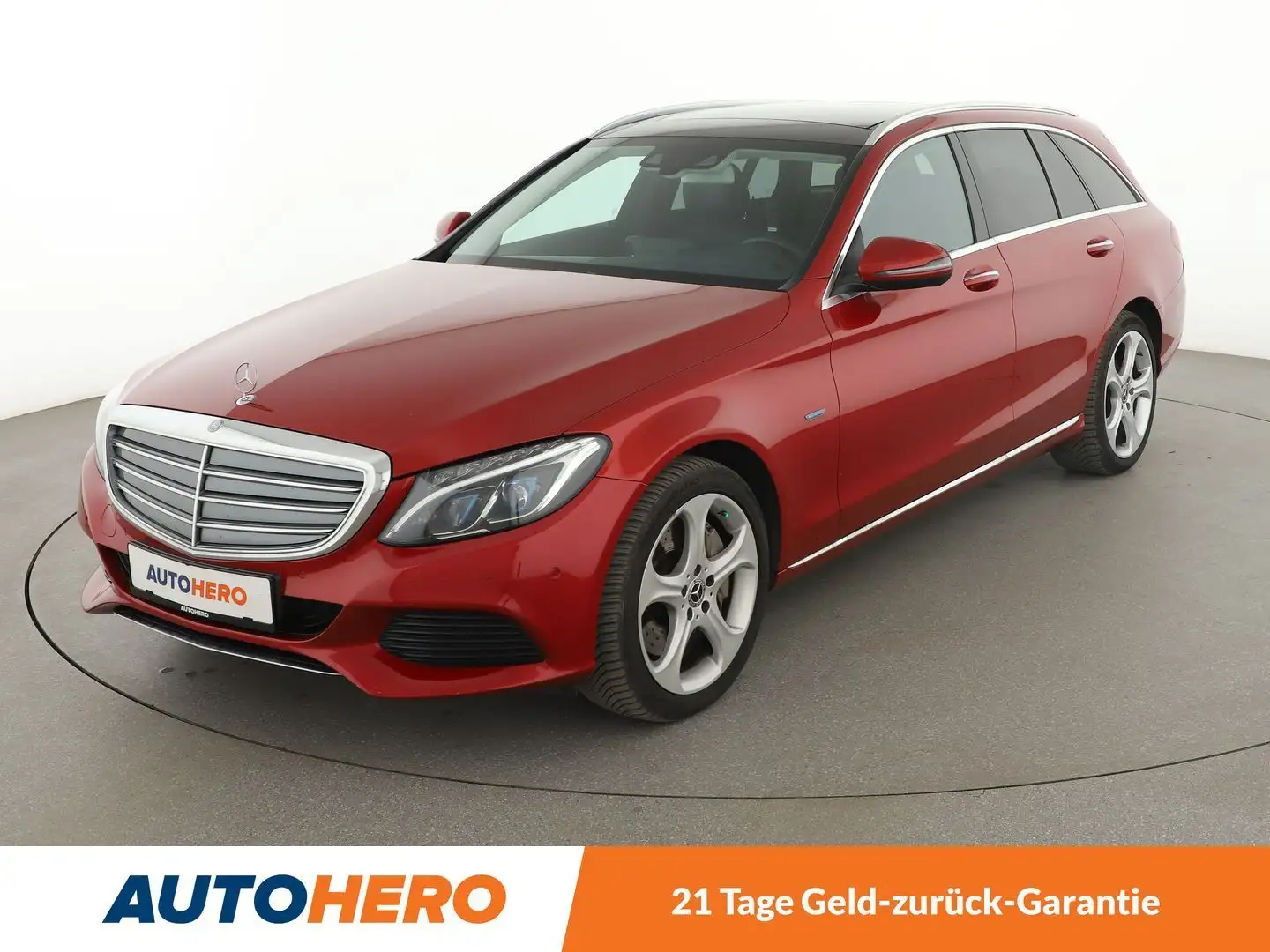 Mercedes-Benz C 350 C 350e T Exclusive Aut.*NAVI*HUD*LED* Roşu - 1