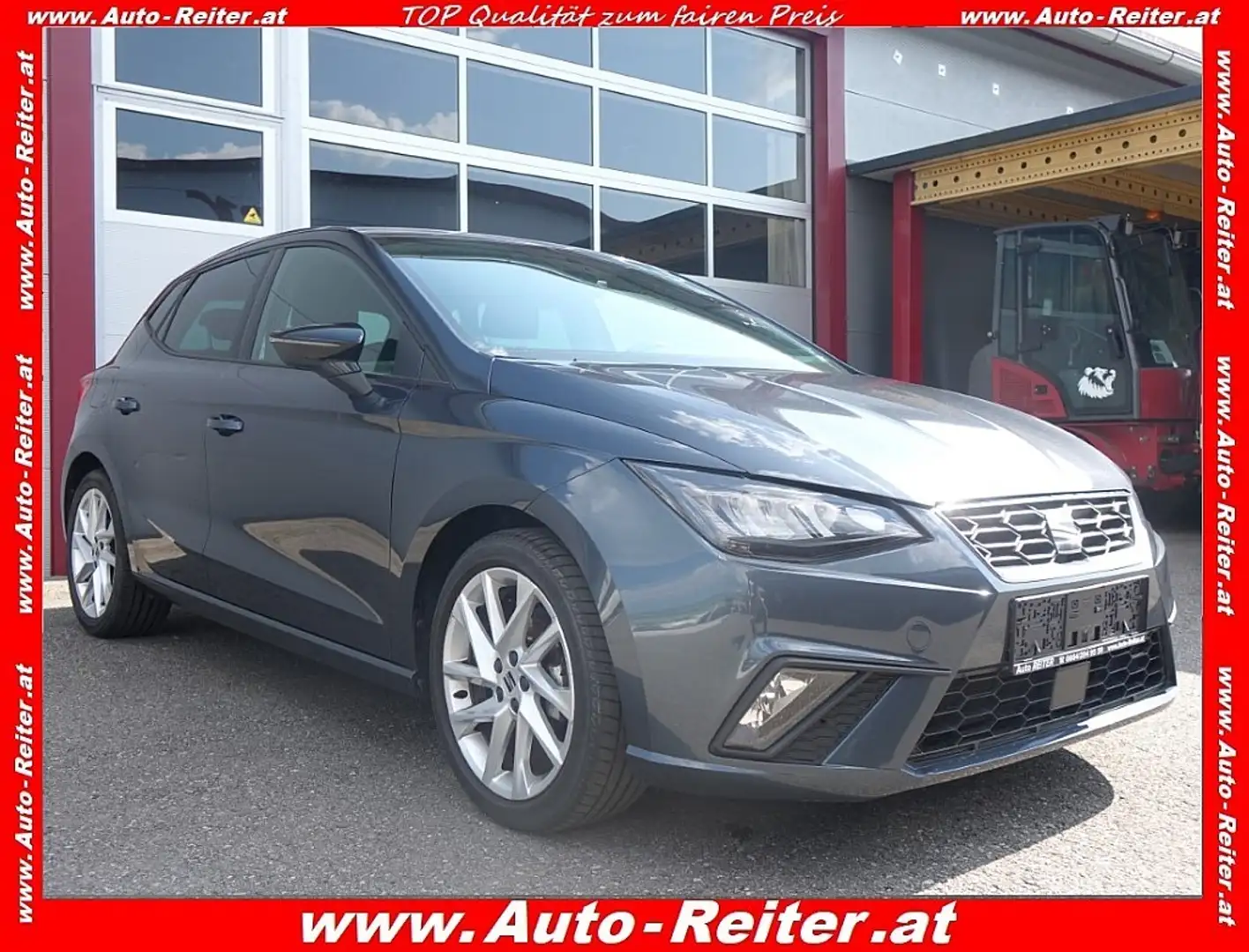 SEAT Ibiza 1,0 EcoTSI FR *ACC. LED, CARPLAY* Grijs - 1