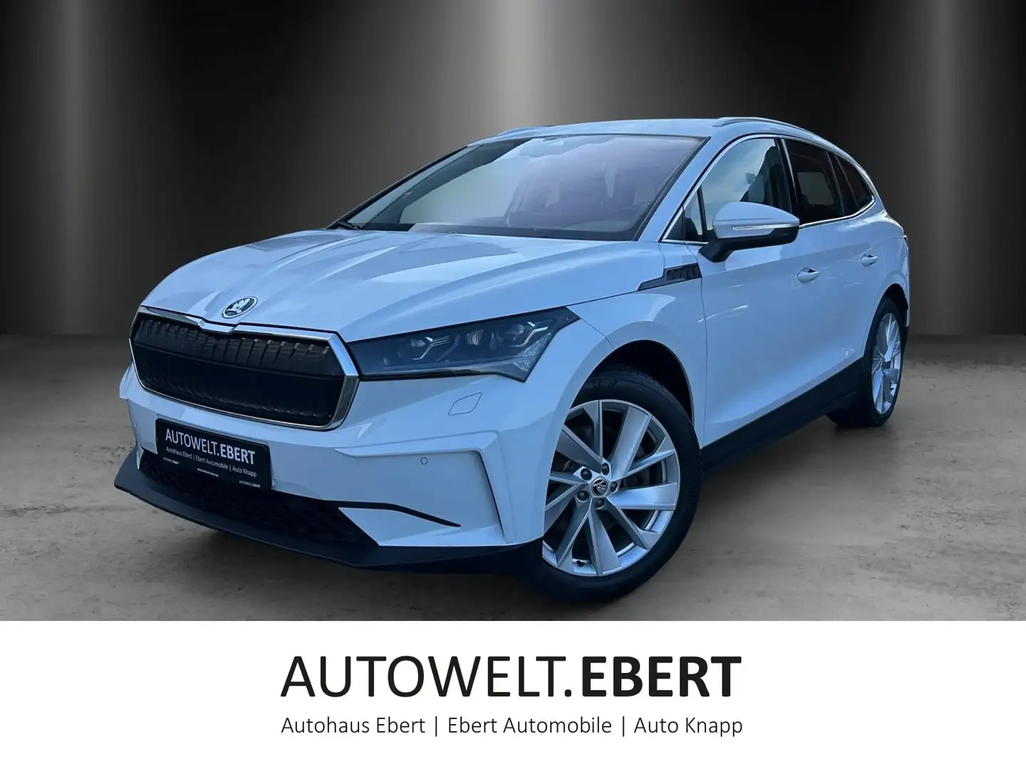 Skoda Enyaq iV 80x ecoSuite/KAMERA/HUD/ACC/WÄRMEPUMPE/ Blanc - 1