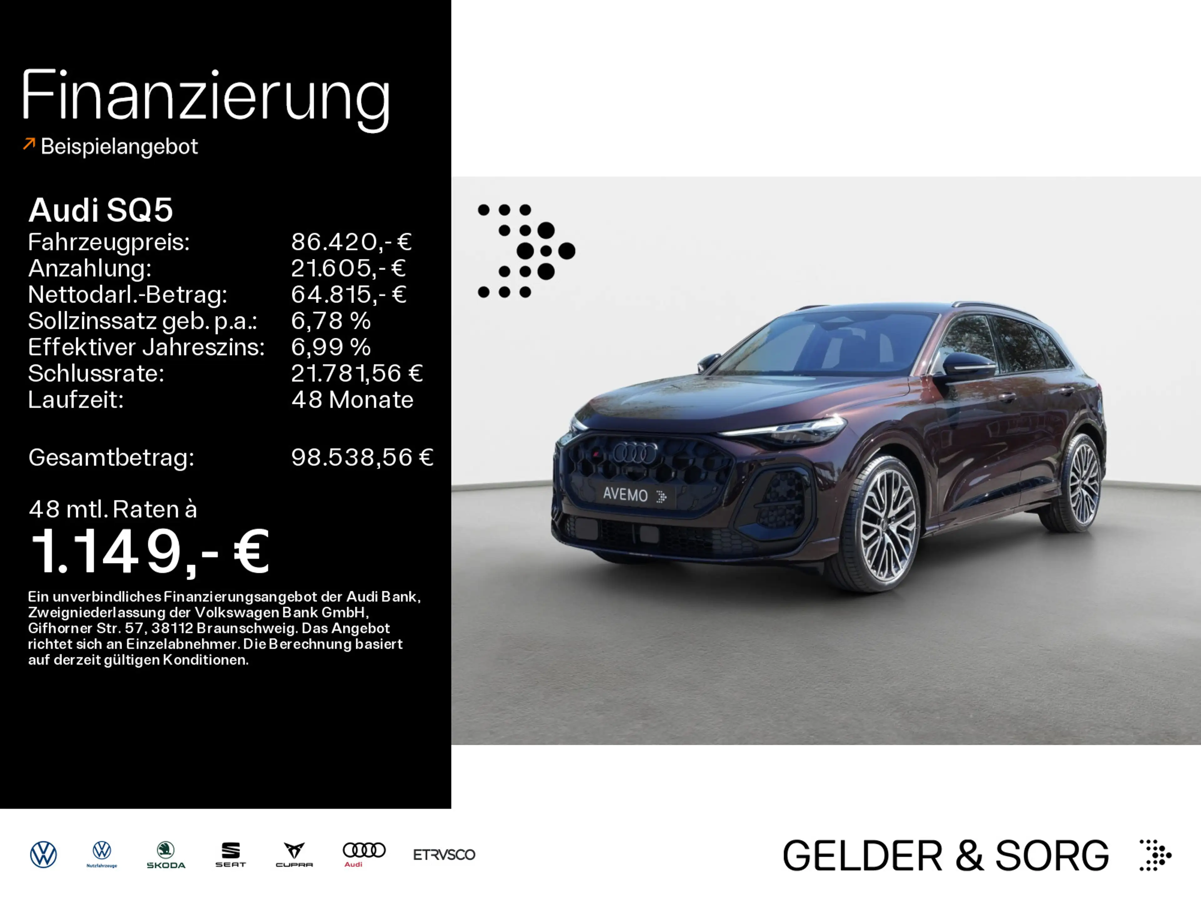 Audi SQ5 SUV quattro AUDI EXCLUSIVE*TechPro*AHK*MMI*L