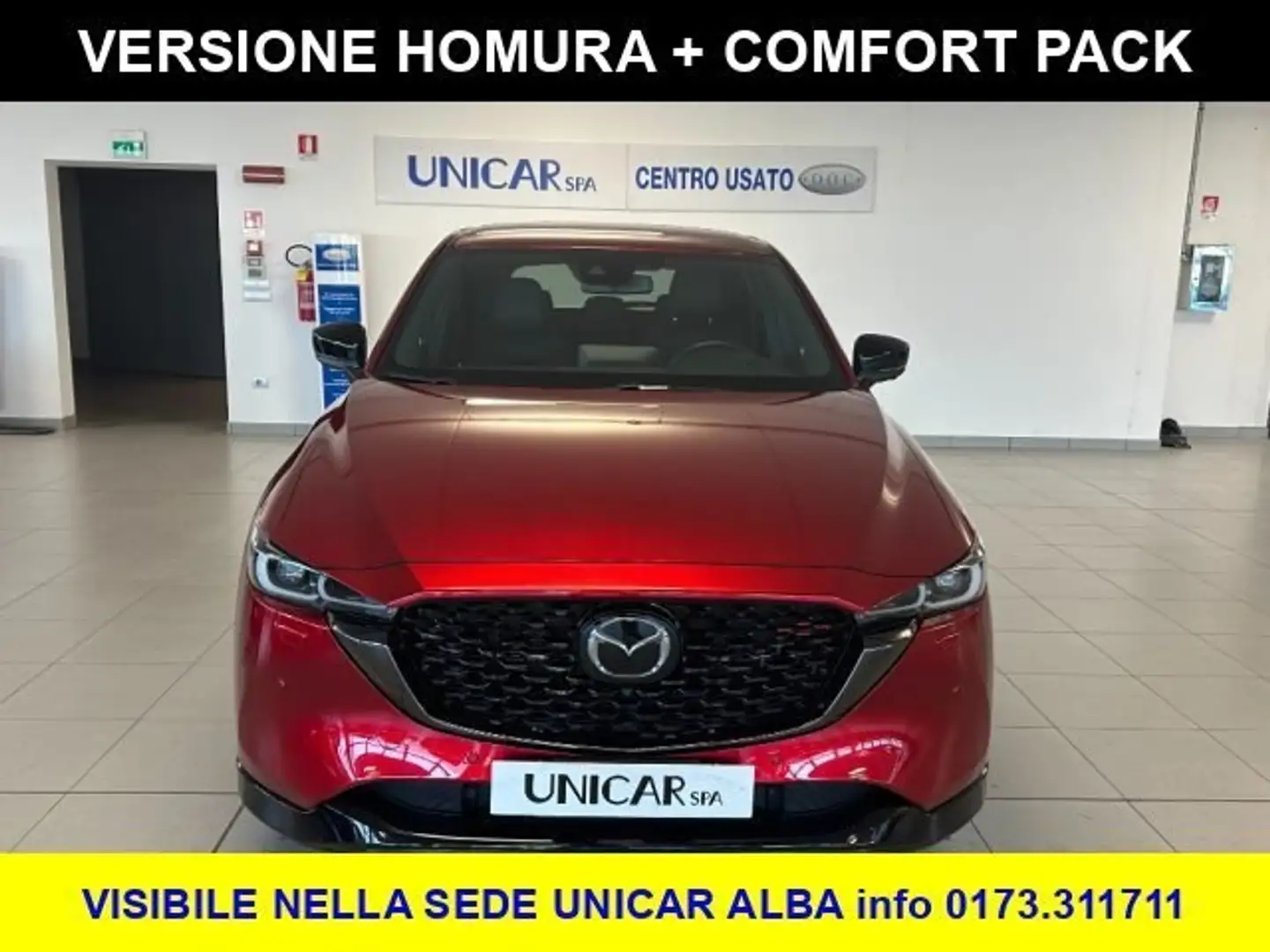 Mazda CX-5 2.200 DIESEL 184 CV HOMURA + PLUS PACK AWD C.AUTO Rosso - 2