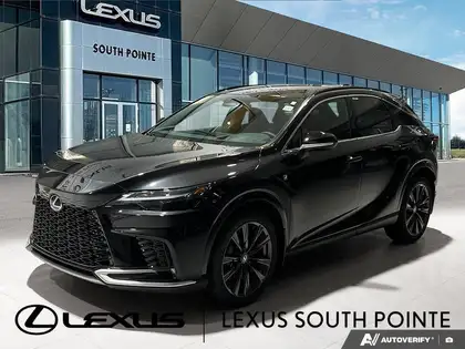 Black 2026 Lexus RX SUV / Crossover 8-Speed Automatic