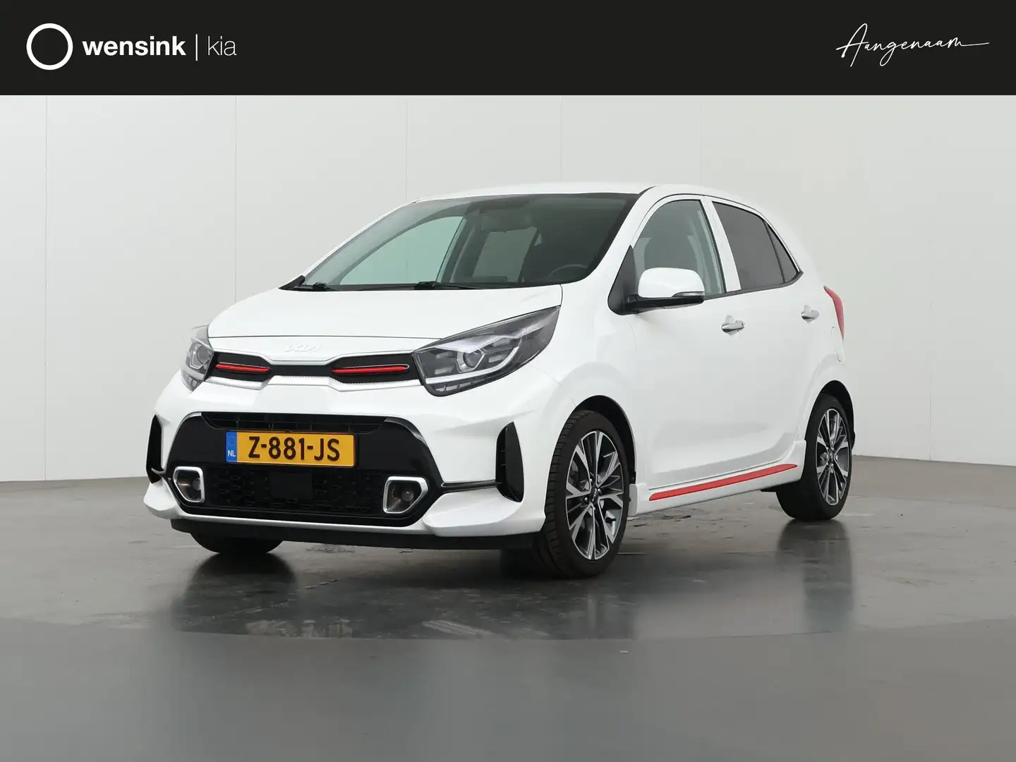 Kia Picanto 1.2 DPi GT-Line 84PK | Stoel/Stuurwielverwarming | Blanc - 1