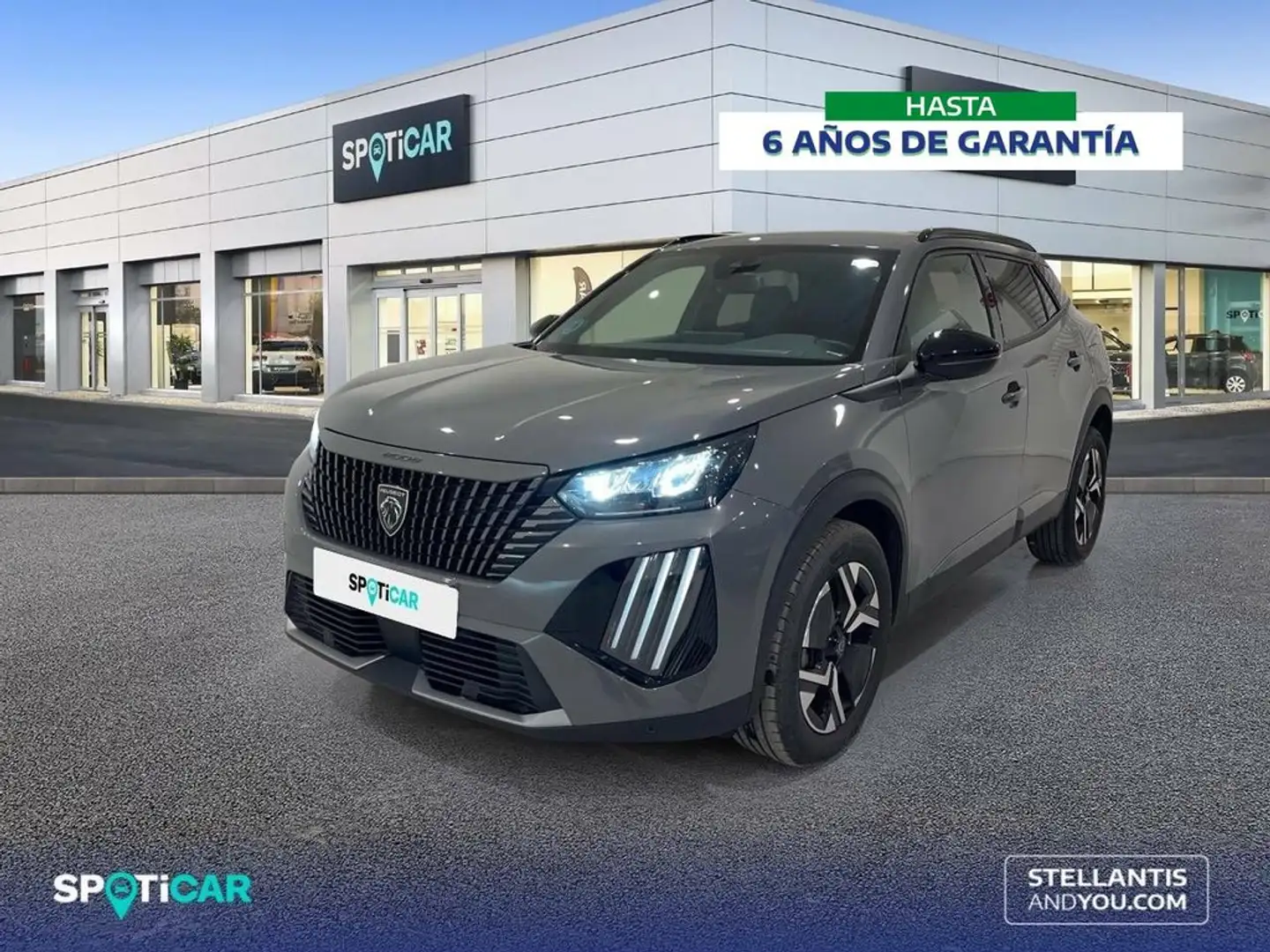 Peugeot 2008 Gasolina 100 S&S 6 Vel. MAN Allure Gris - 1