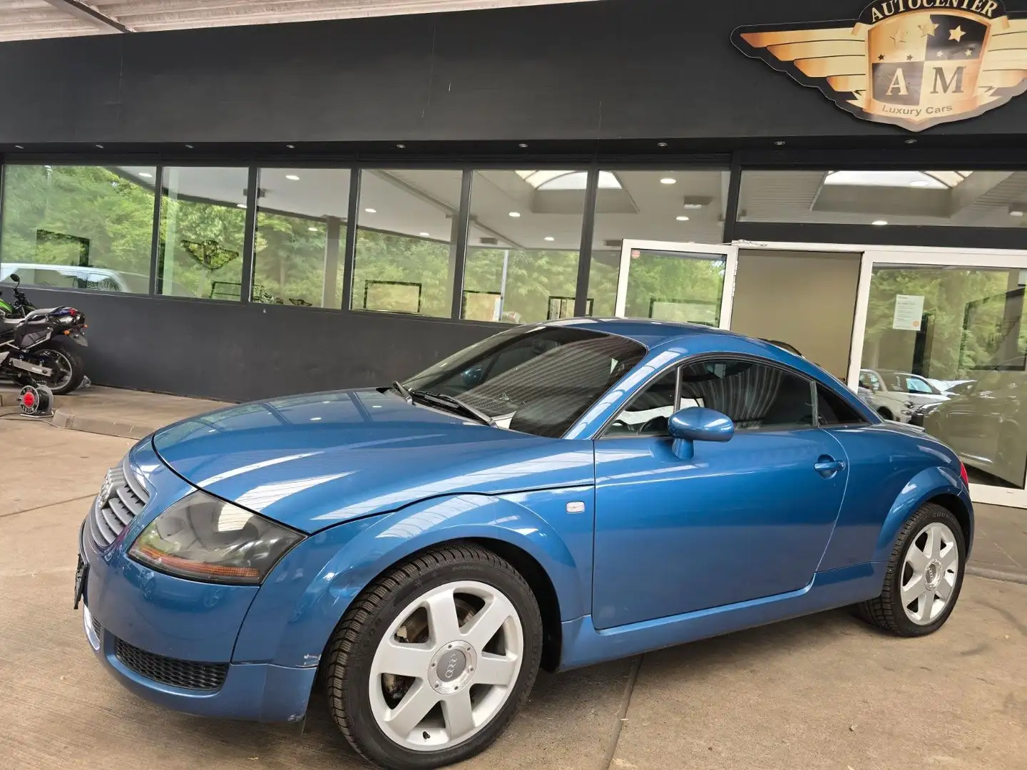 Audi TT Coupe 1.8 T S-Line LEDER/KLIMA/BT/SZH/REMUS Bleu - 2