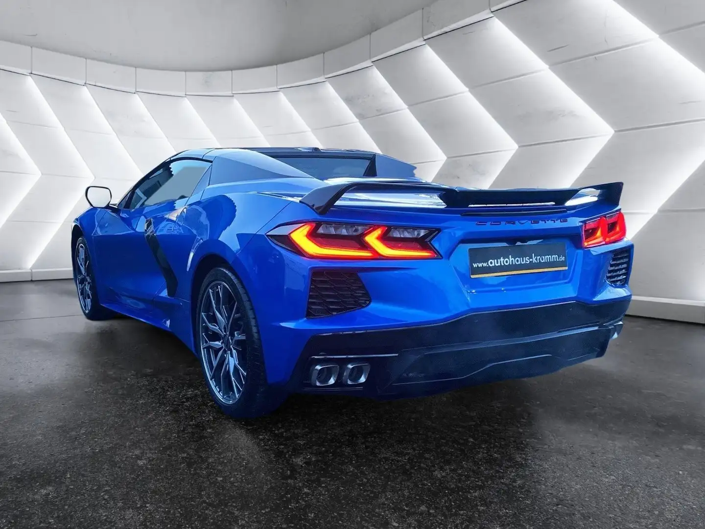 Corvette C8 Cabrio 6.2 V8 3LT Z51 2024 Sportp. HUD LED BT Bleu - 2
