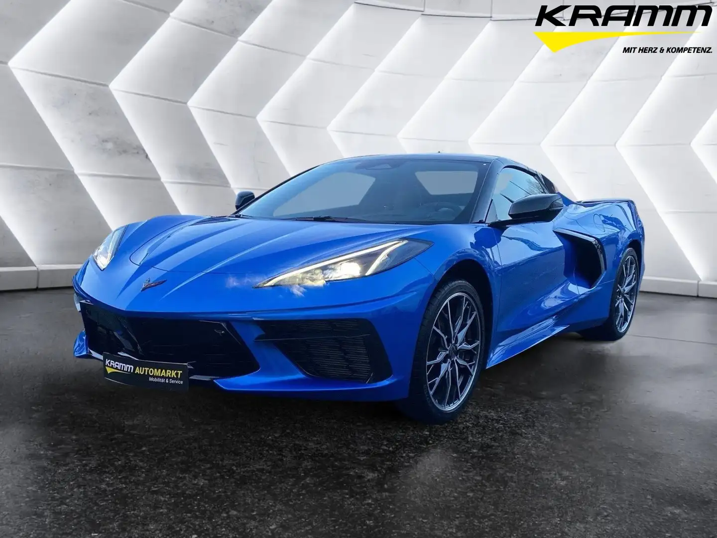 Corvette C8 Cabrio 6.2 V8 3LT Z51 2024 Sportp. HUD LED BT Bleu - 1