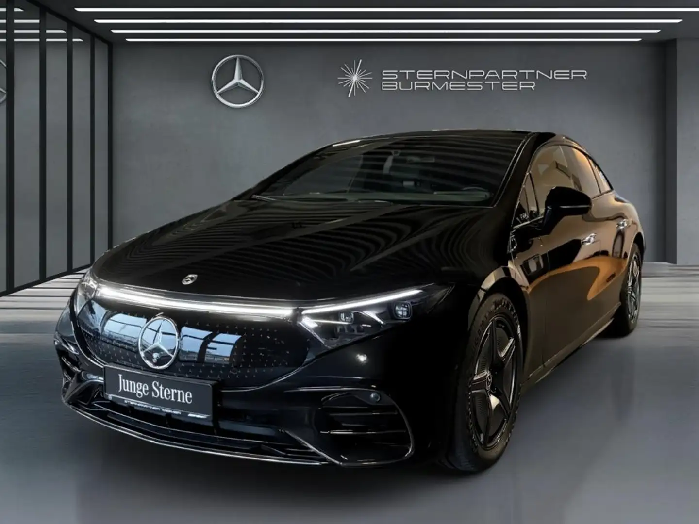Mercedes-Benz EQS 450+ AMG+MBUX+Memory+Night+Ambiente+CarPlay Noir - 1