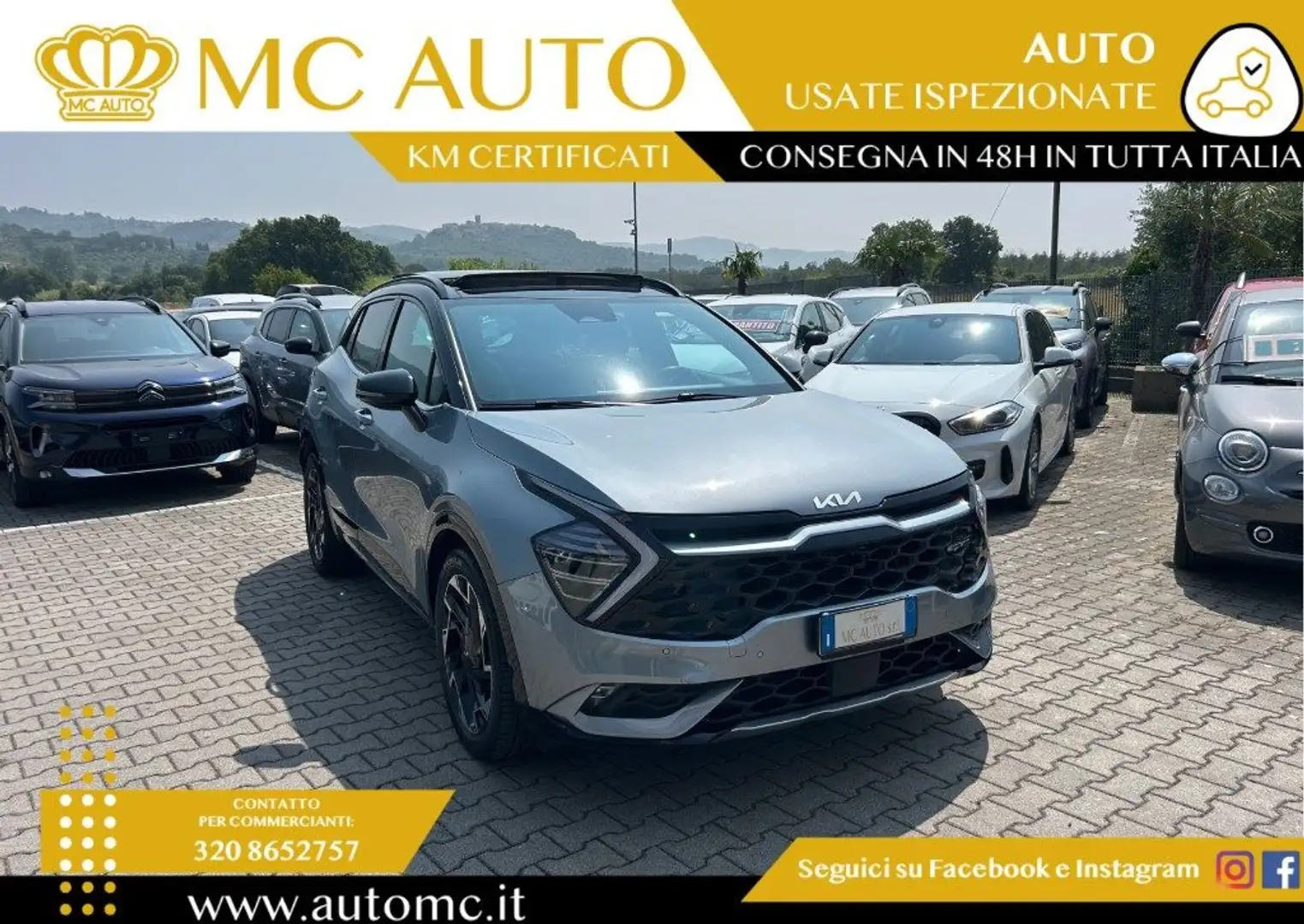 Kia Sportage 1.6 CRDi MHEV DCT GT-line Plus Grigio - 1
