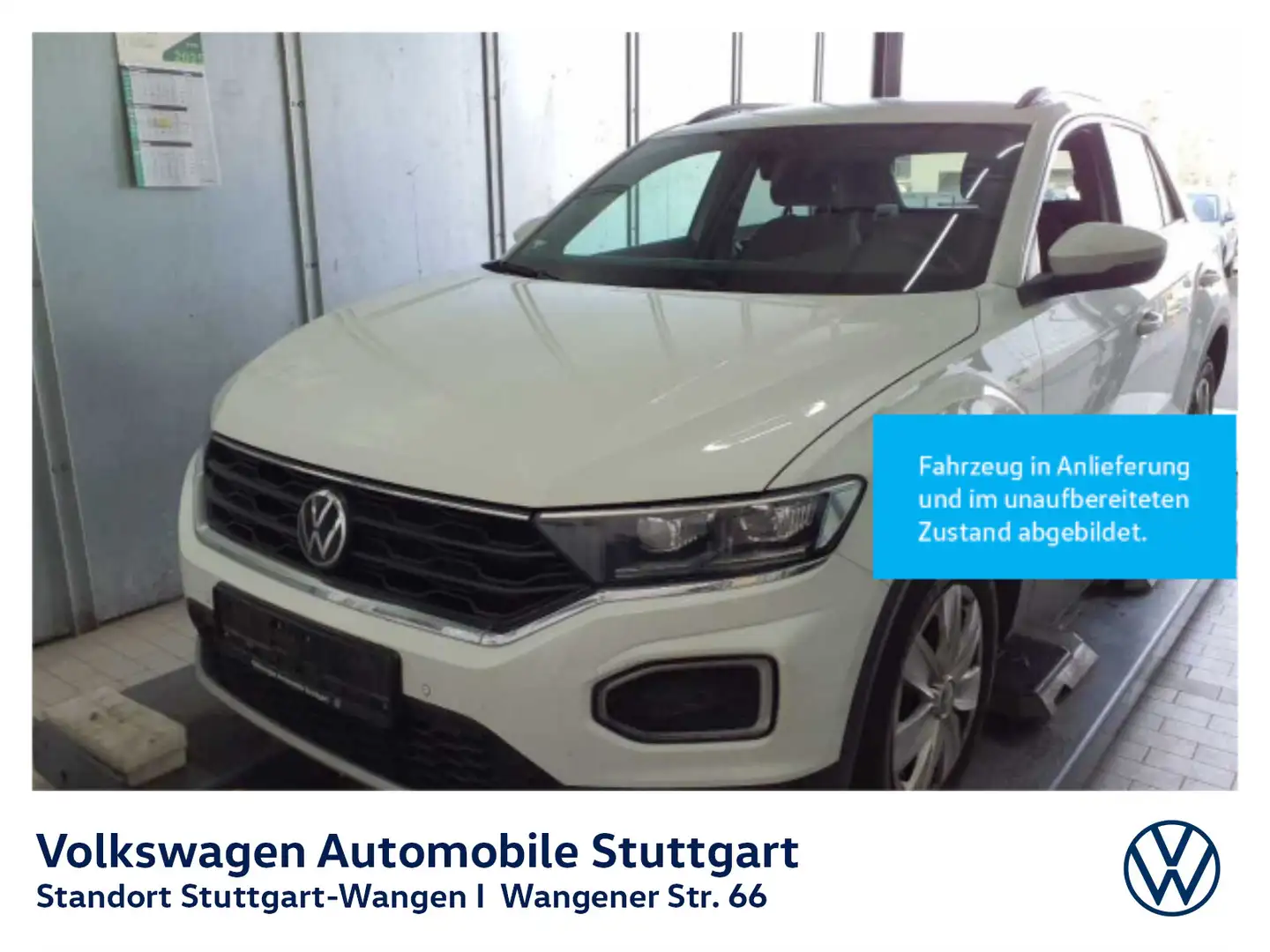 Volkswagen T-Roc Sport 1.5 TSI DSG Navi Kamera AHK Stdhzg Weiß - 1