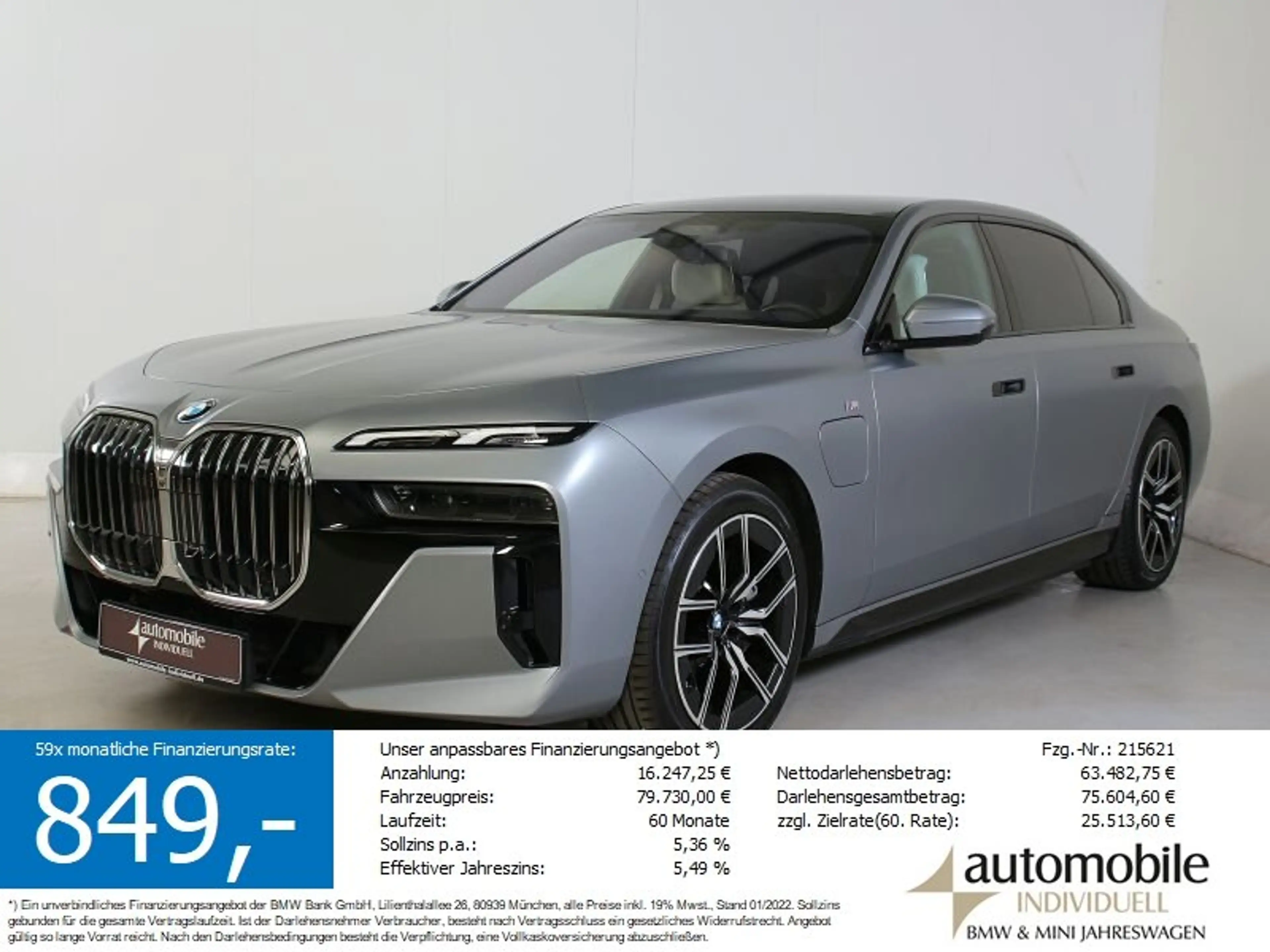 BMW 750 e xDr. M Sport NP 185090.- Fond Entertain
