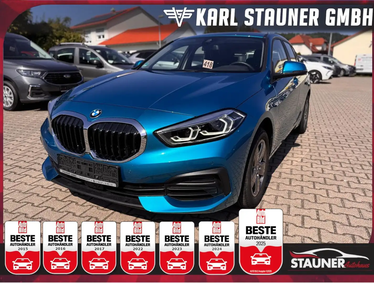 BMW 118 i Limousine LENRKADHEIZUNG PDC LED SITZHZ Blau - 1