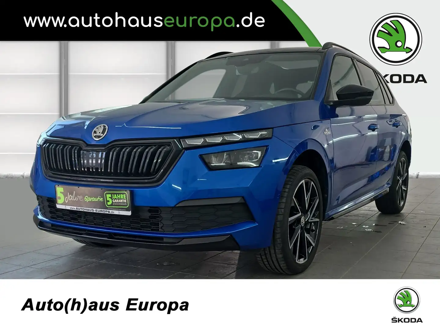 Skoda Kamiq 1.5 TSI Monte Carlo KilmaA SmartLink Pano SpurH PD Blu/Azzurro - 1