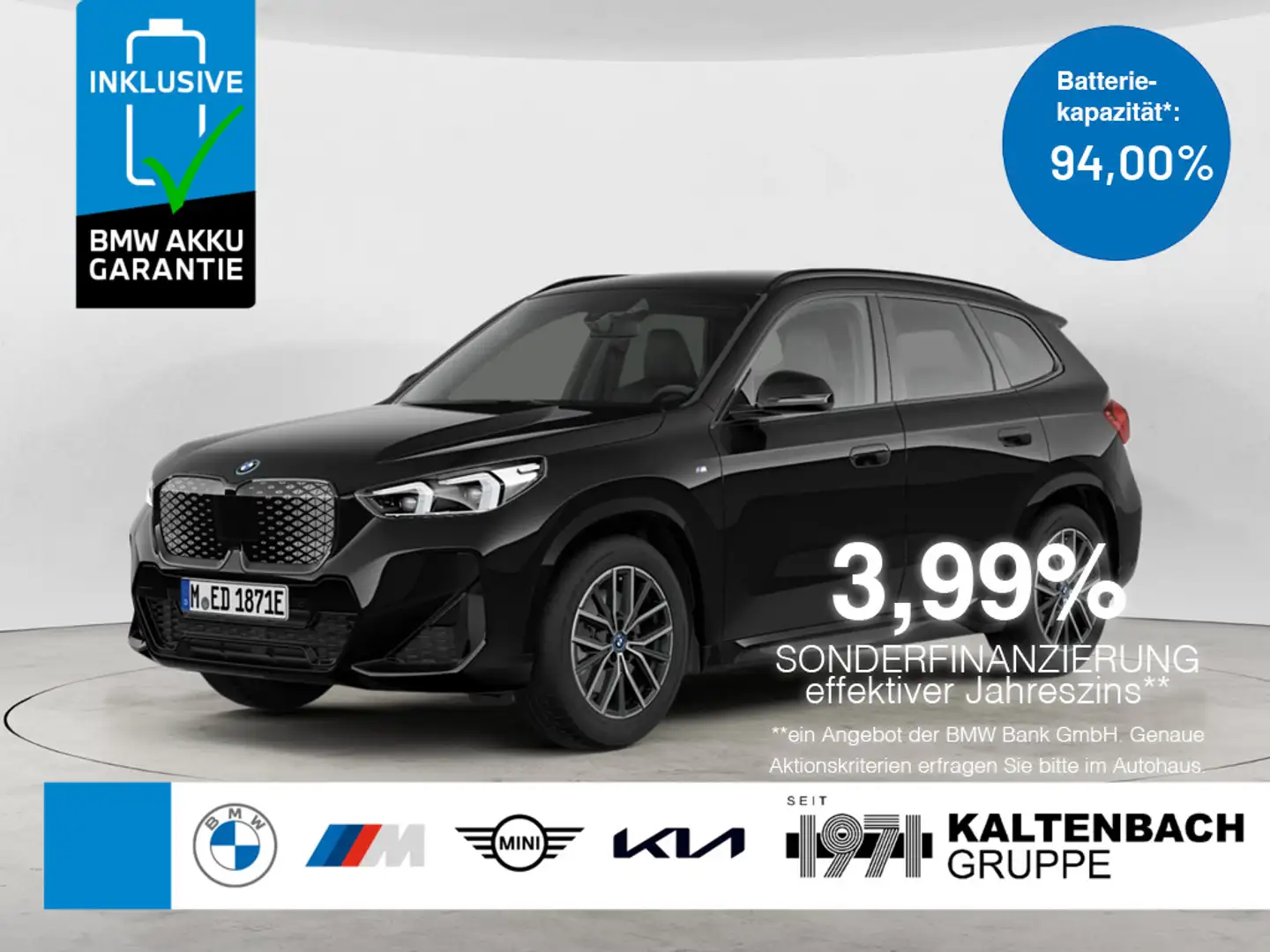BMW iX1 xDrive30 M-Sport AHK LED NAVI KAMERA SHZ Noir - 1