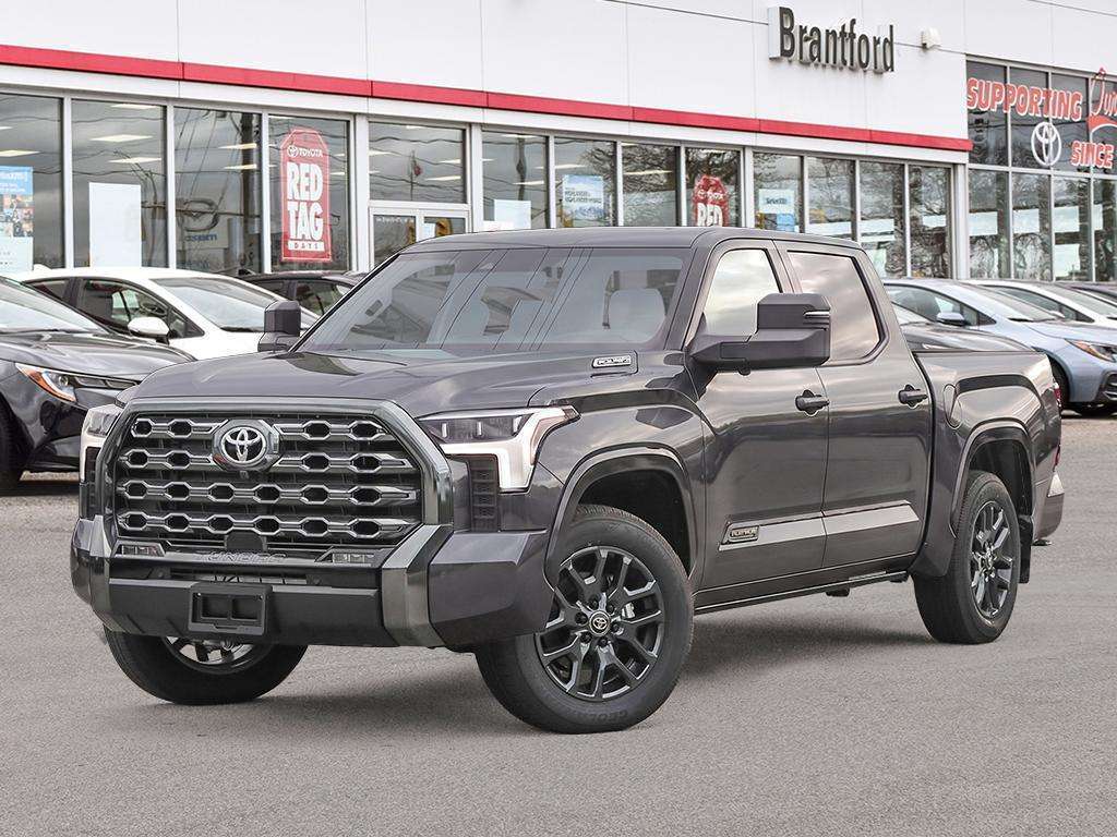 Gray 2026 Toyota Tundra Hybrid Pickup Truck Four-Wheel Drive Automatic