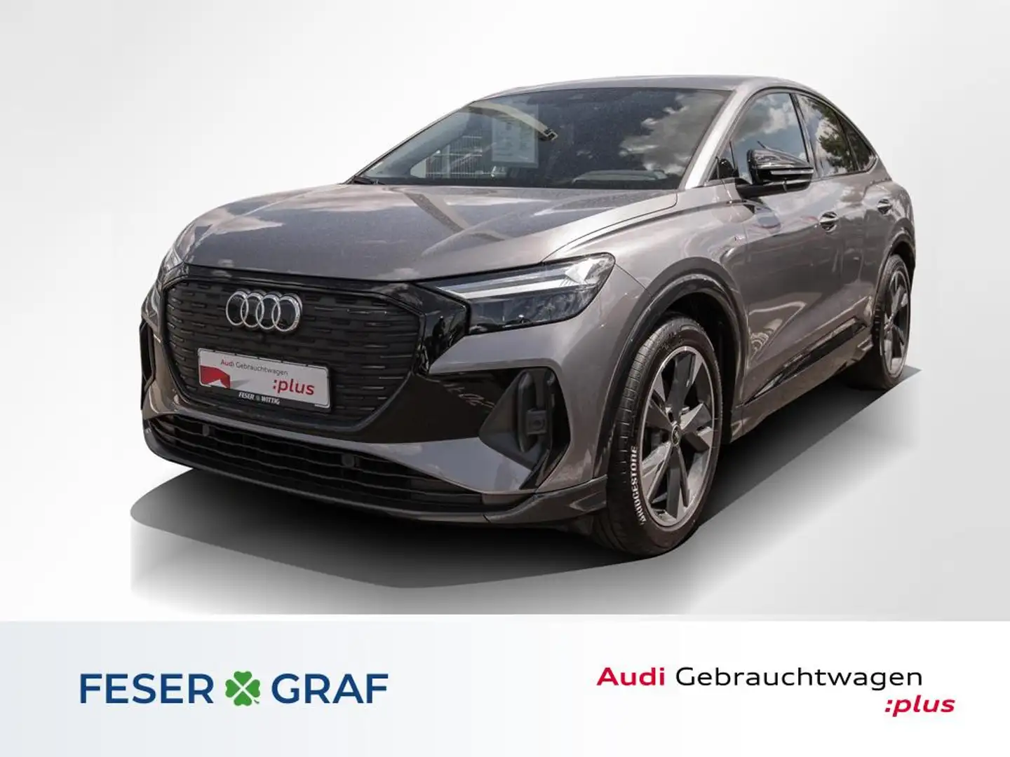 Audi Q4 e-tron Sportback 35 e-tron S-line,LED,Navi+,ACC,Kamera Grijs - 1