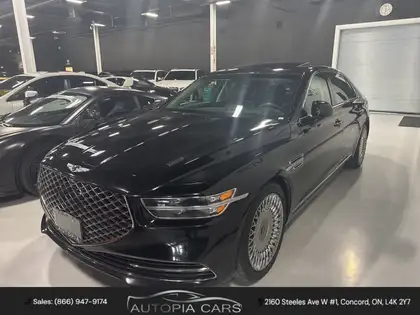 Black 2020 Genesis G90 Sedan All-Wheel Drive Automatic