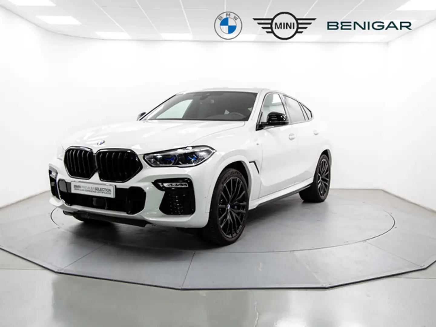 BMW X6 M50iA Blanc - 1