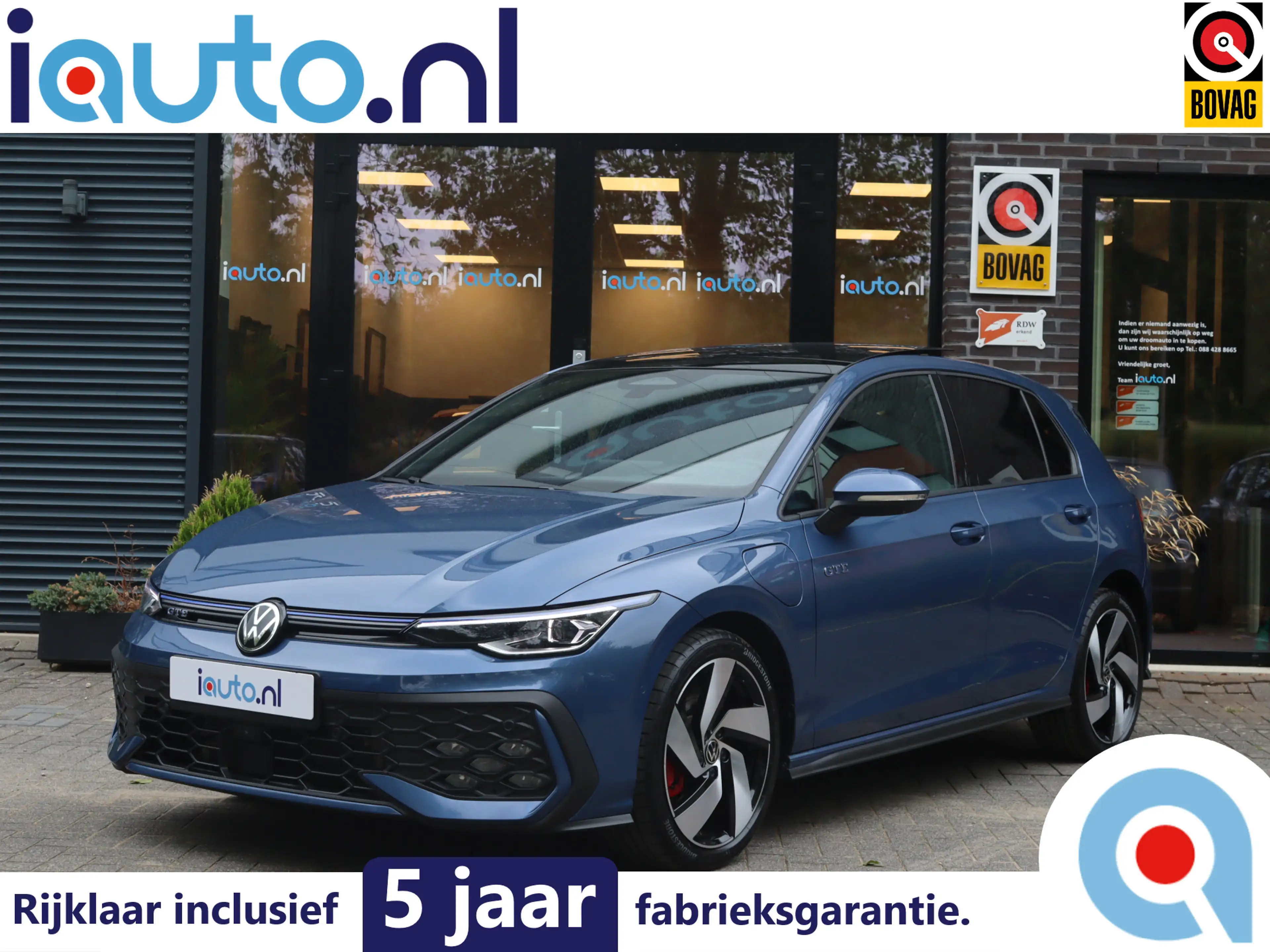 Volkswagen Golf GTE 1.5 eHybrid 272pk Pano/Leder/IQ.Light/360/Headup/D
