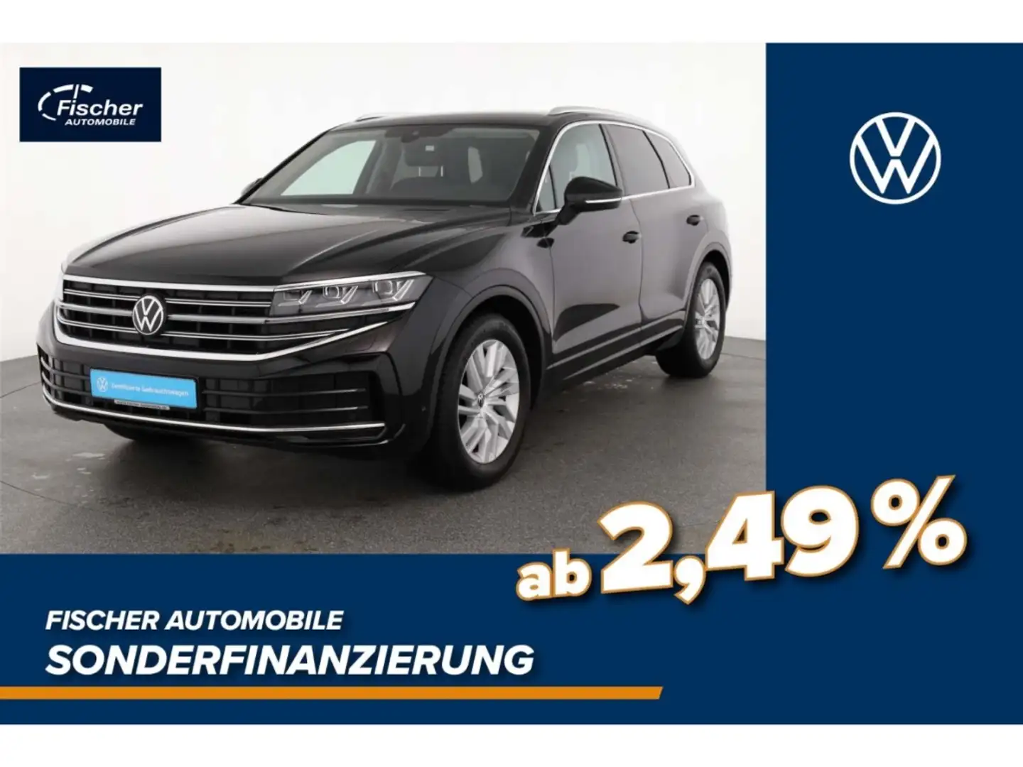 Volkswagen Touareg 3.0 TDI V6 4Mot. Elegance Tip. Luft/AHK Schwarz - 1
