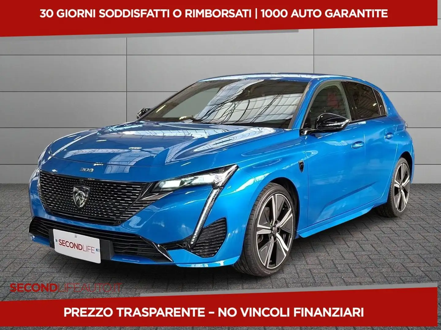 Peugeot 308 1.5 bluehdi GT s&s 130cv eat8 Blu/Azzurro - 1