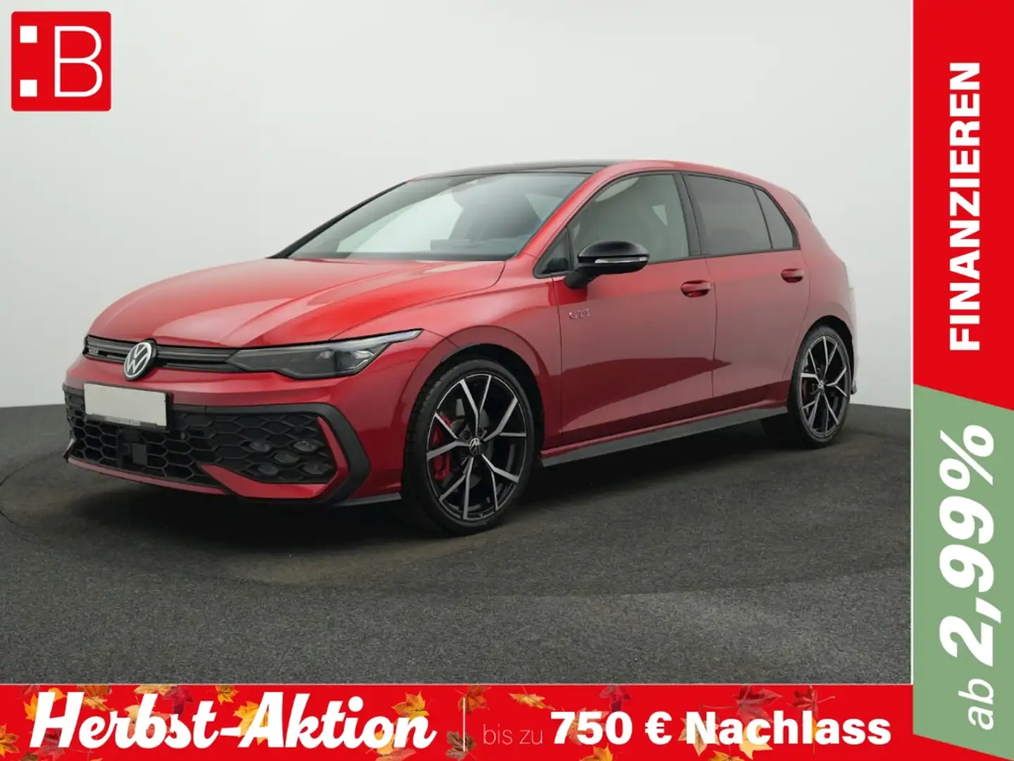 Volkswagen Golf GTI 8 2.0 TSI DSG BLACK STYLE PANO H&K-SOUND 19 ESTORI Rot - 1
