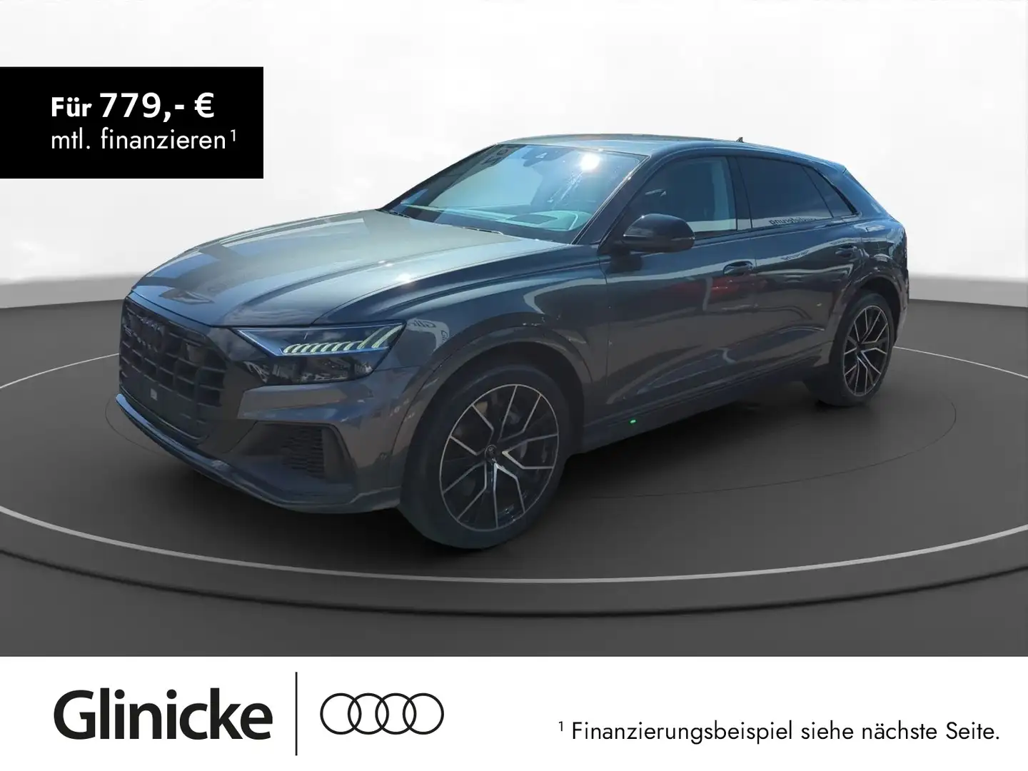 Audi Q8 55 3.0 TFSI e quattro AHK S-line Matrix Grau - 1