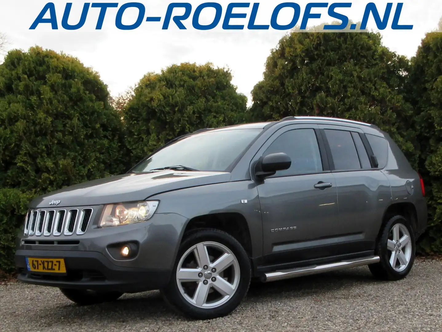 Jeep Compass 2.4 Limited 4WD Automaat*Leder*Navi*Cruise* Grijs - 1