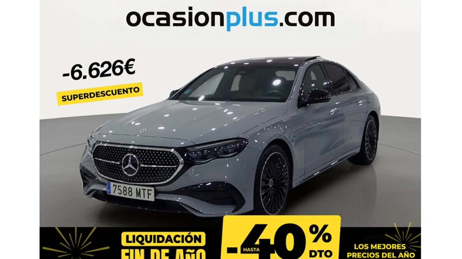 Mercedes-Benz E 220 220d 9G-Tronic Gris - 1