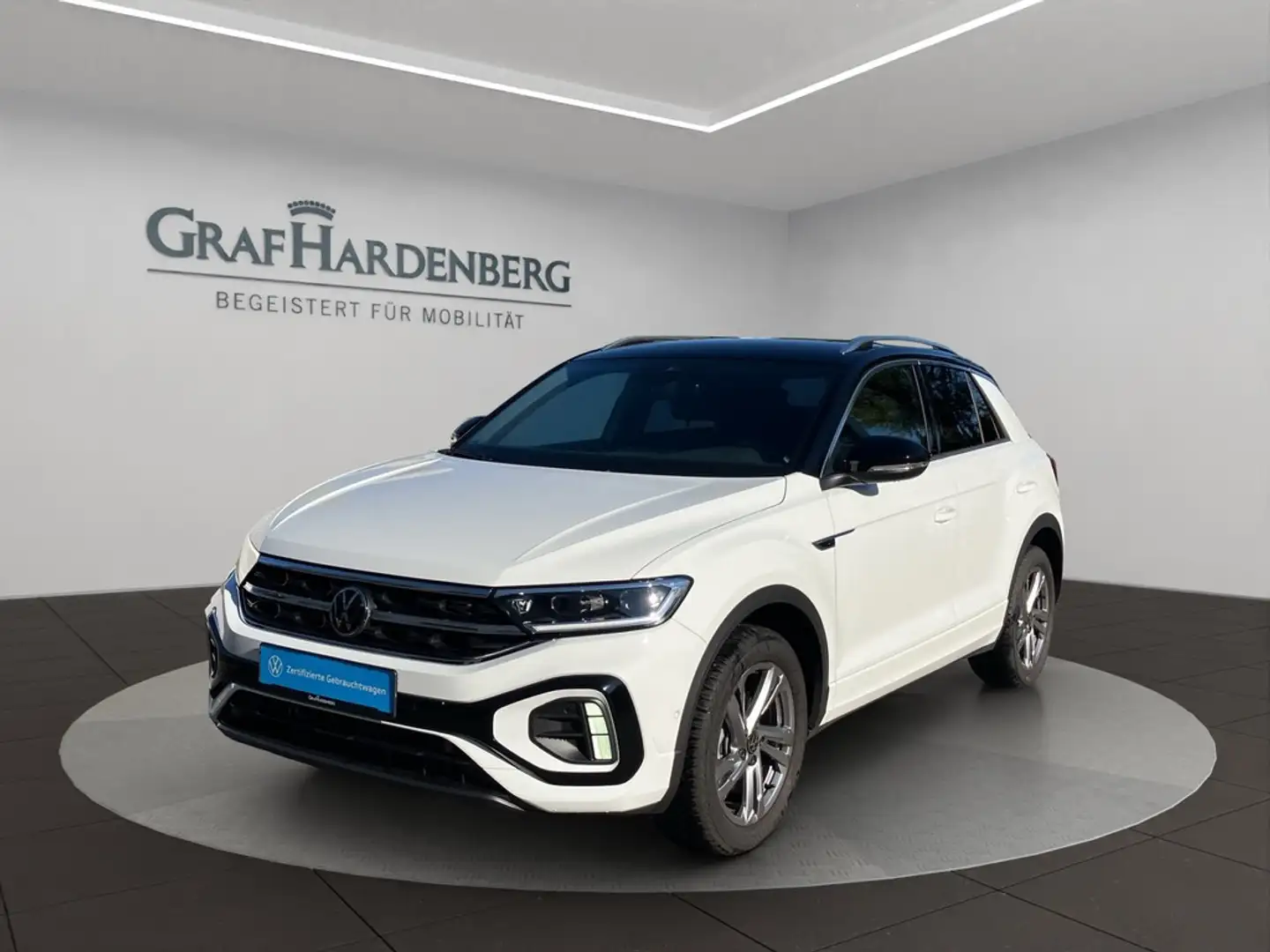 Volkswagen T-Roc 1.5 TSI DSG R-Line ACC AHK Kamera Weiß - 1