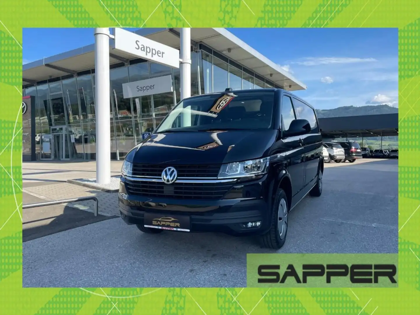 Volkswagen T6 Transporter VW Volkswagen T6.1 Transporter Kasten lang FWD Schwarz - 1