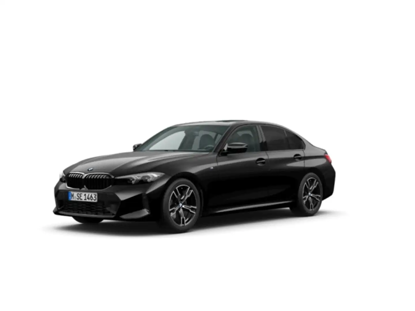 BMW 320 320dA Schwarz - 1
