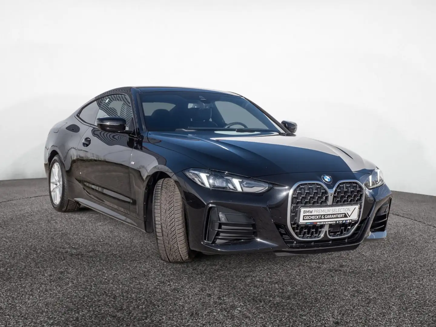 BMW 420 i Coupe M-Sport CARBON+HUD+MEM+360°KAM Schwarz - 2