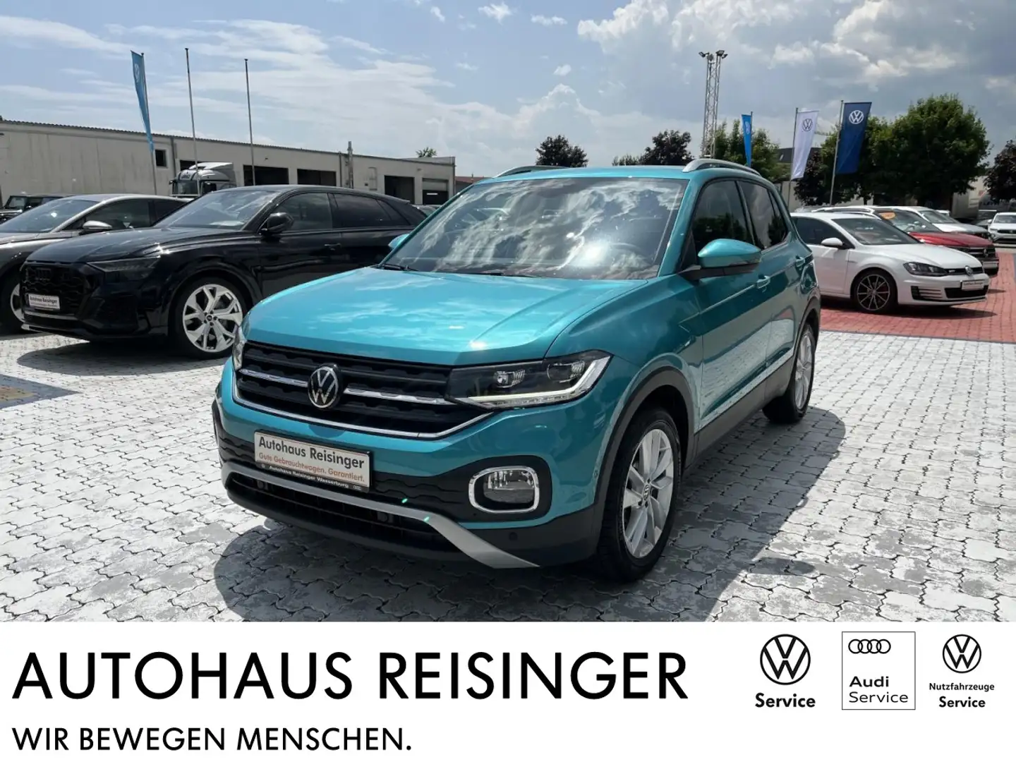 Volkswagen T-Cross 1.5 TSI Style DSG (LED,ACC,AppConnect) Klima Navi Grün - 1