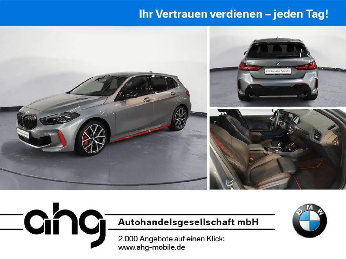 BMW 128 ti Navi Tempom.aktiv Panoramadach Bluetooth P Gri - 1