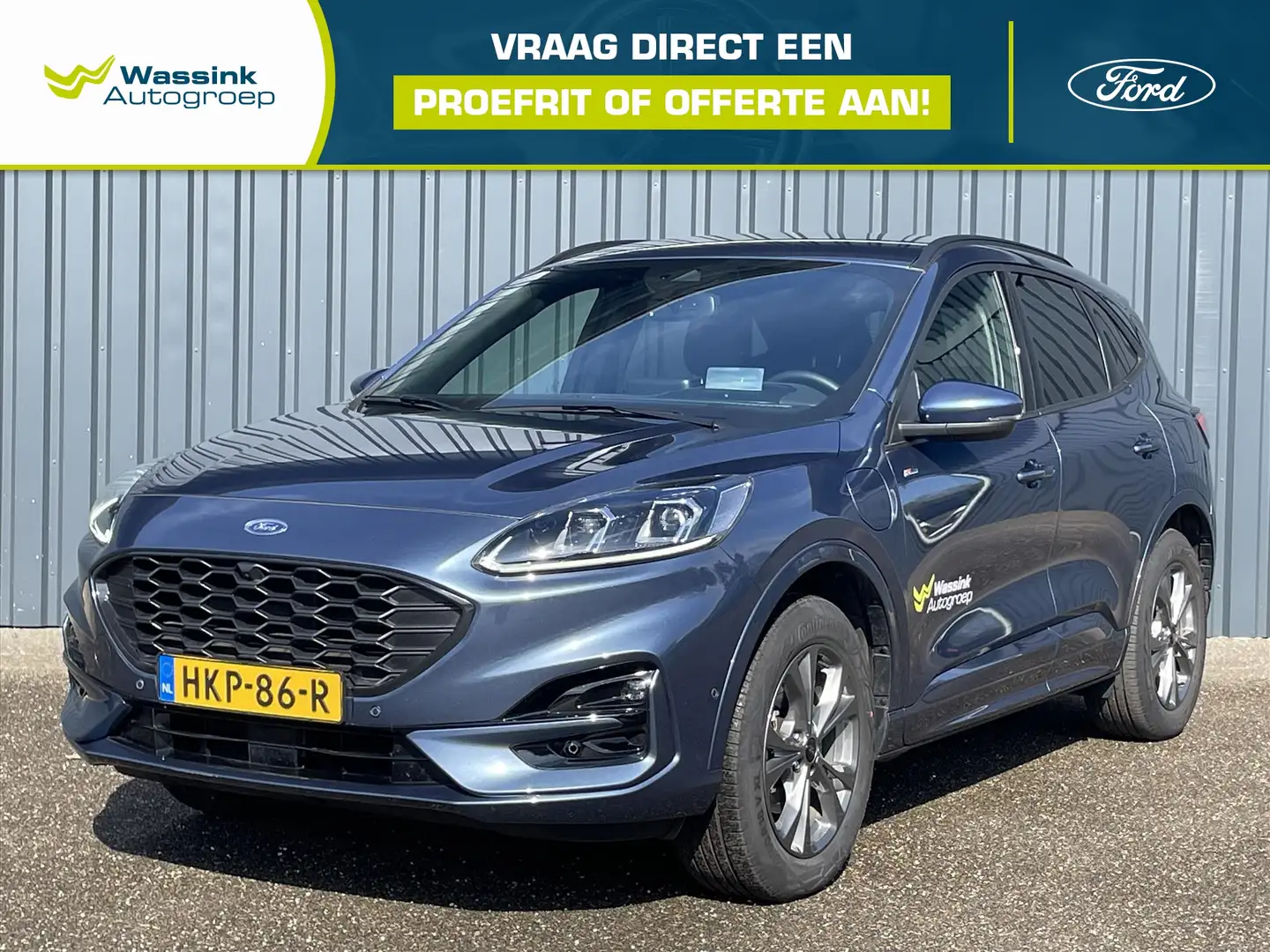 Ford Kuga 2.5 PHEV e-CVT 225pk ST-Line I Winterpack I Drive Bleu - 1