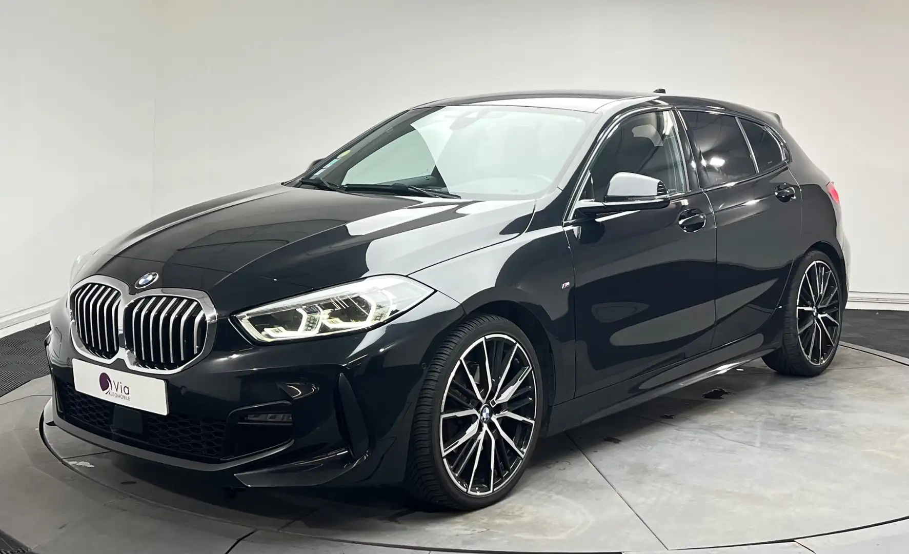 BMW 118 118d 150 ch Pack M - Caméra de Recul - Suivi Complet Noir - 1