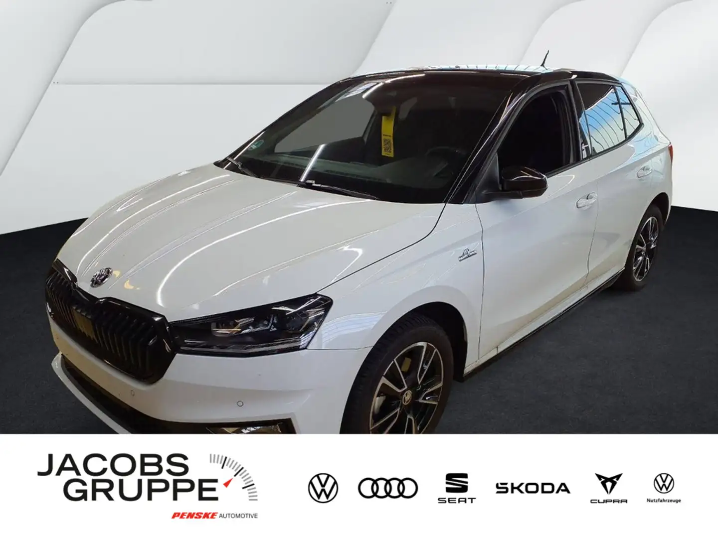 Skoda Fabia 1.0 TSI Monte Carlo Navi,ACC,SHZ,dig.Co Weiß - 1
