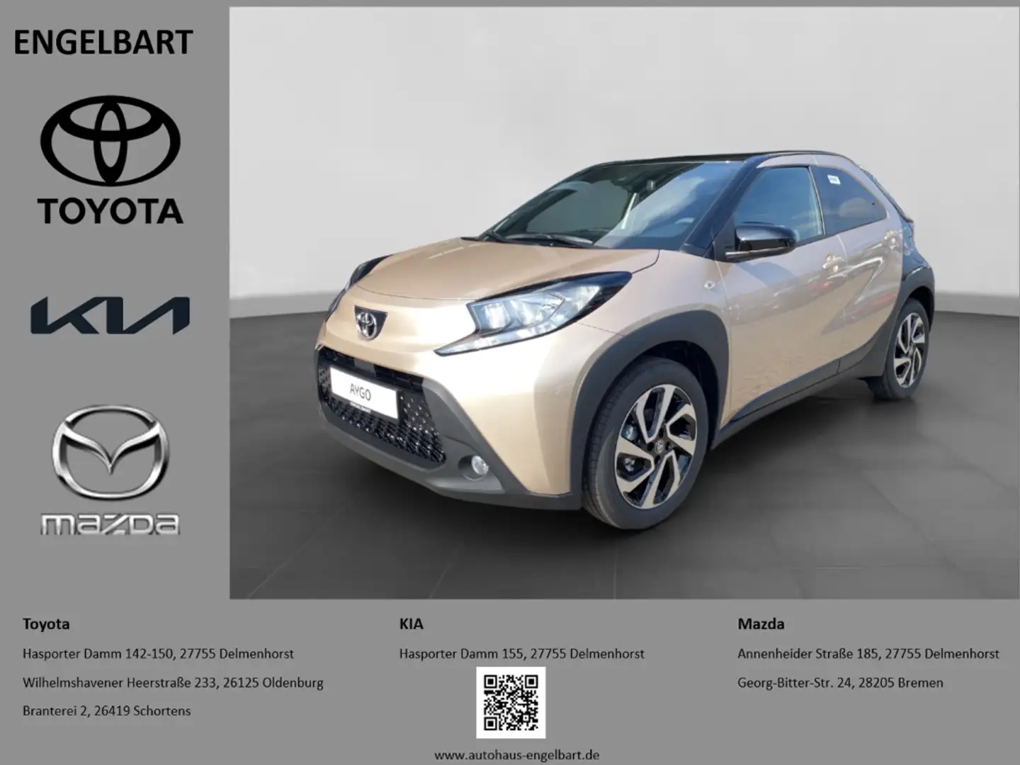 Toyota Aygo X 1.0 Teamplayer Sitzheizung Rückfahrkamera Beige - 1