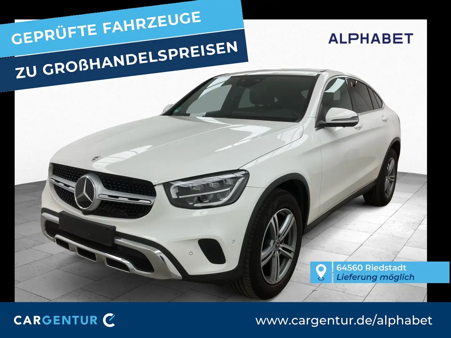 Mercedes-Benz GLC 220 d Coupe 4Matic 360° ACC BLIS El.Heckkl. Key Bílá - 1