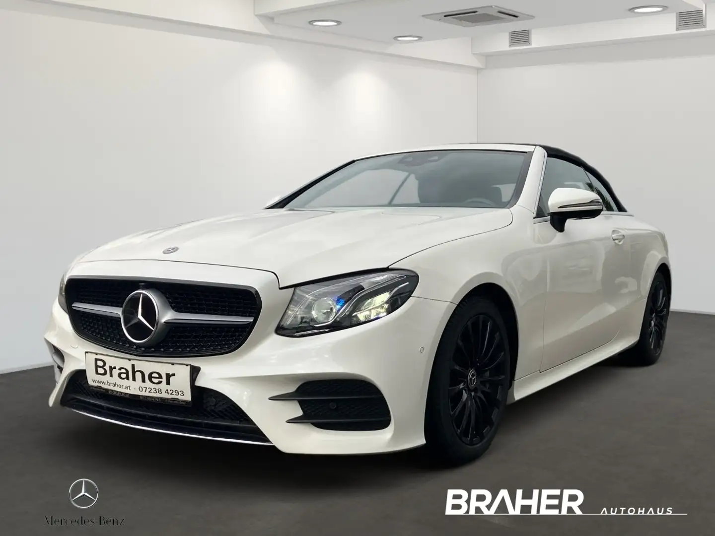 Mercedes-Benz E 300 Cabriolet KeyGo FAP LED Sitzklima Ambi AMG Blanc - 1