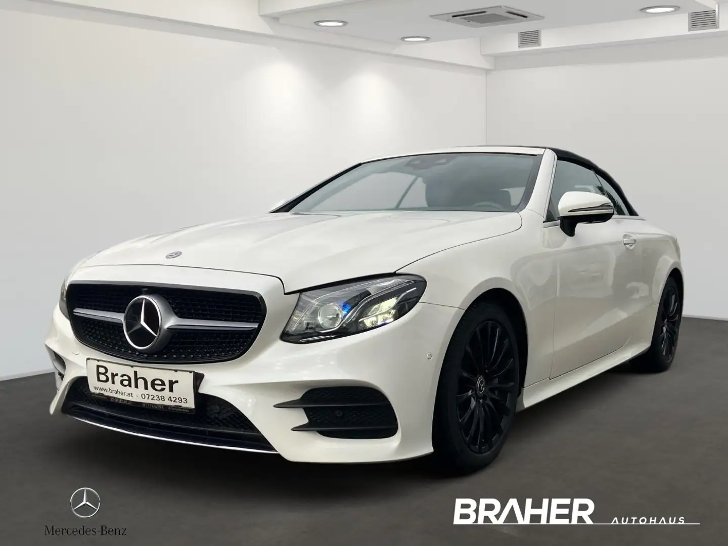 Mercedes-Benz E 300 Cabriolet KeyGo FAP LED Sitzklima Ambi AMG Weiß - 1