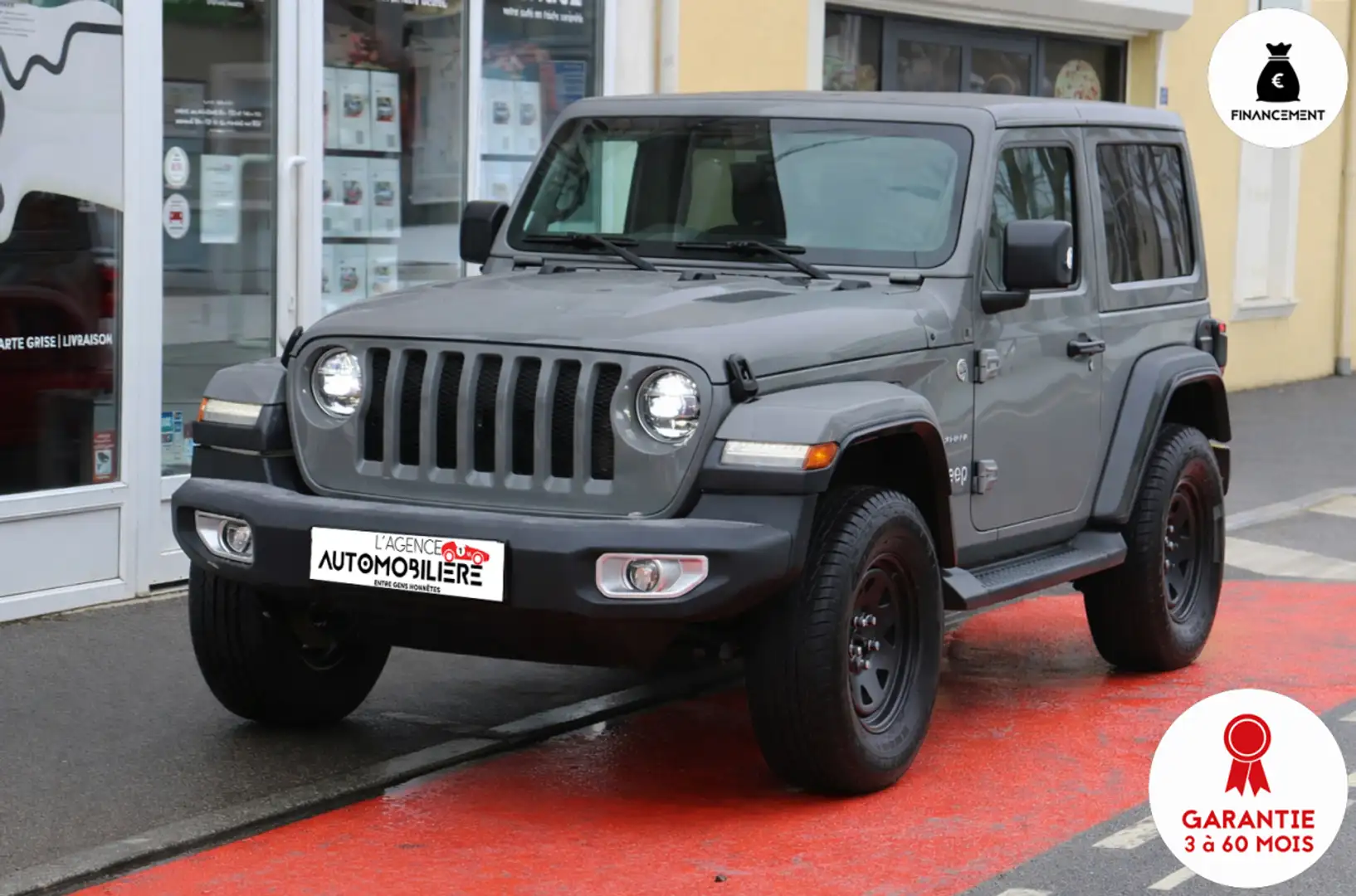 Jeep Wrangler 2.2 Multijet 200 Sahara 4WD BVA (TVA, Distri & BVA Grau - 1