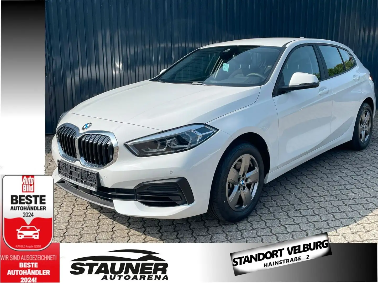 BMW 116 i 5-Türer/ Lenkradheiz/LED/Sitzheiz/Navi Weiß - 1