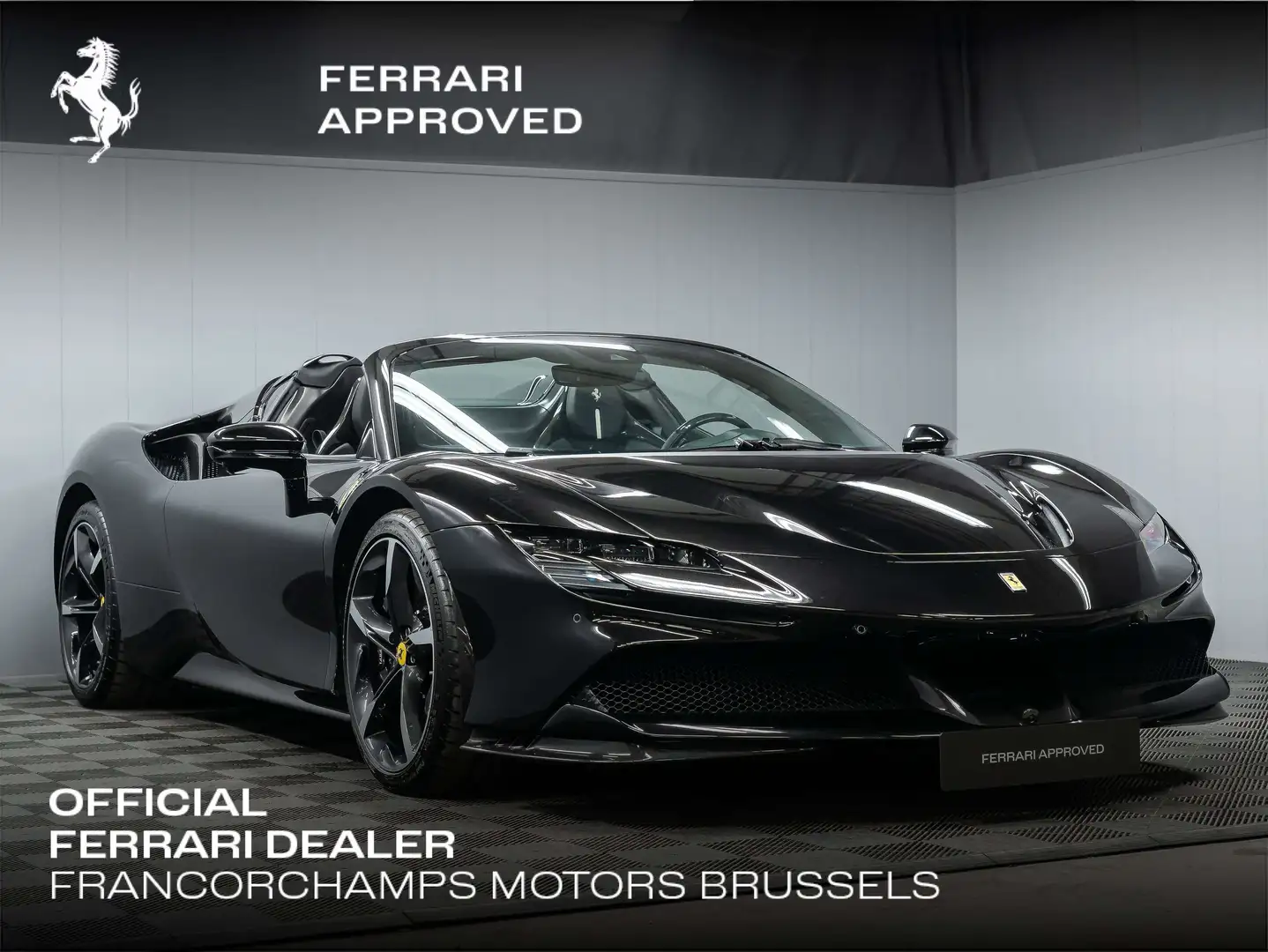 Ferrari SF90 Spider 4.0 Turbo V8 F1 PHEV Noir - 1