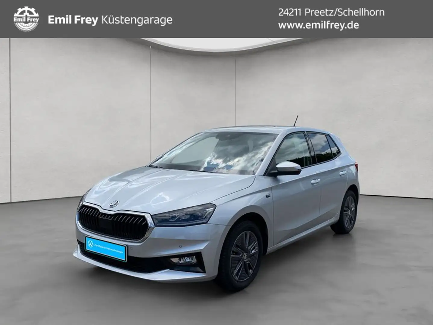 Skoda Fabia 1.0 TSI DSG Selection LED Navi ACC Silber - 1