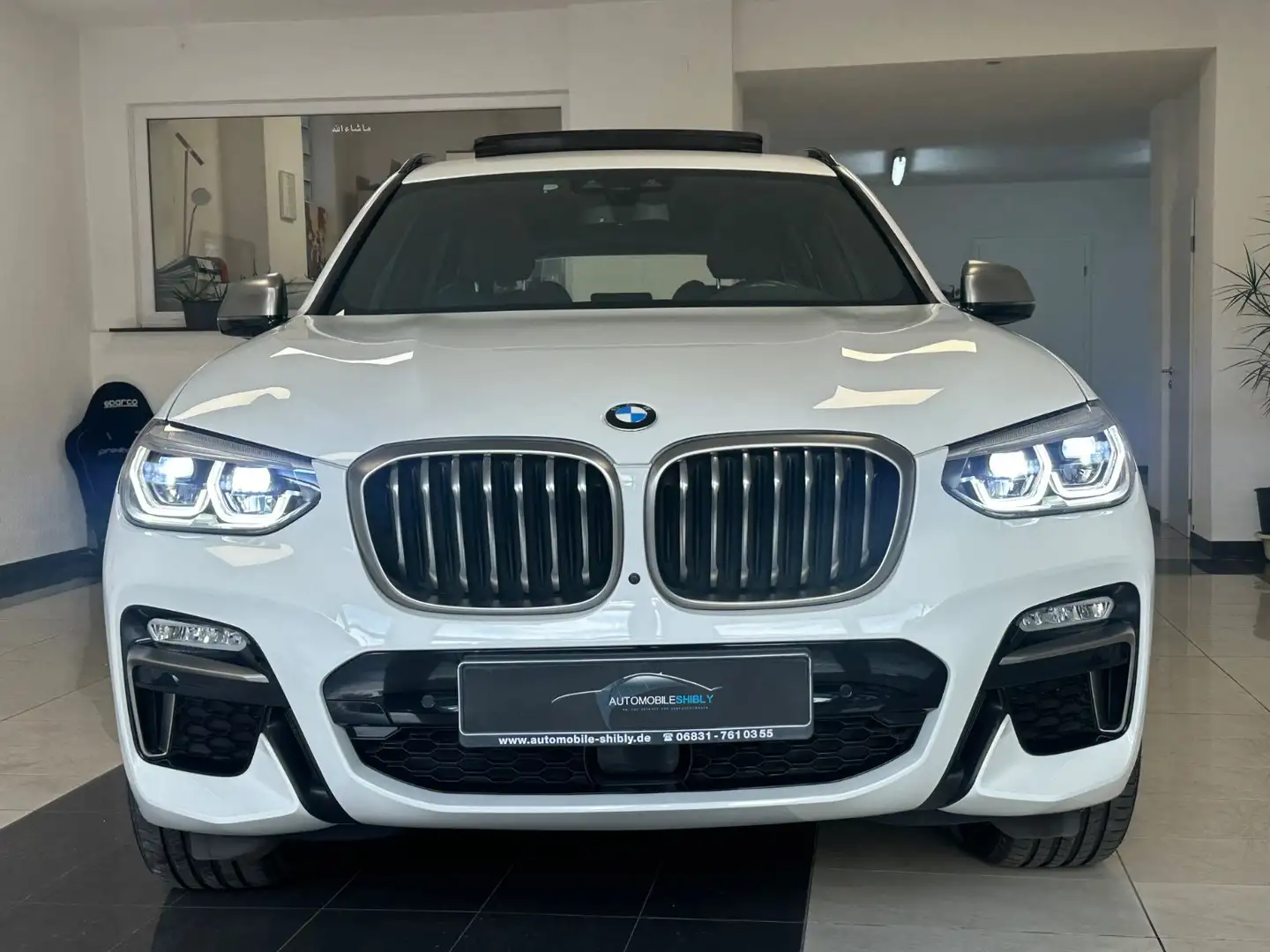 BMW X3 M d LED Head-up, LEDER, PANORAMA Alb - 2