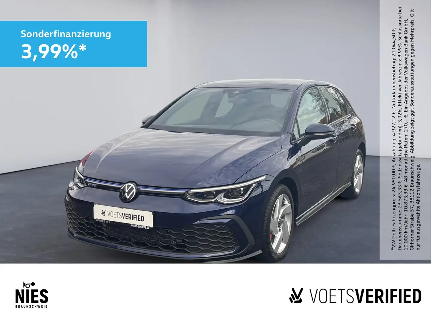 Volkswagen Golf VIII GTE 1.4 eTSI DSG LED+ACC+PANO Blau - 1