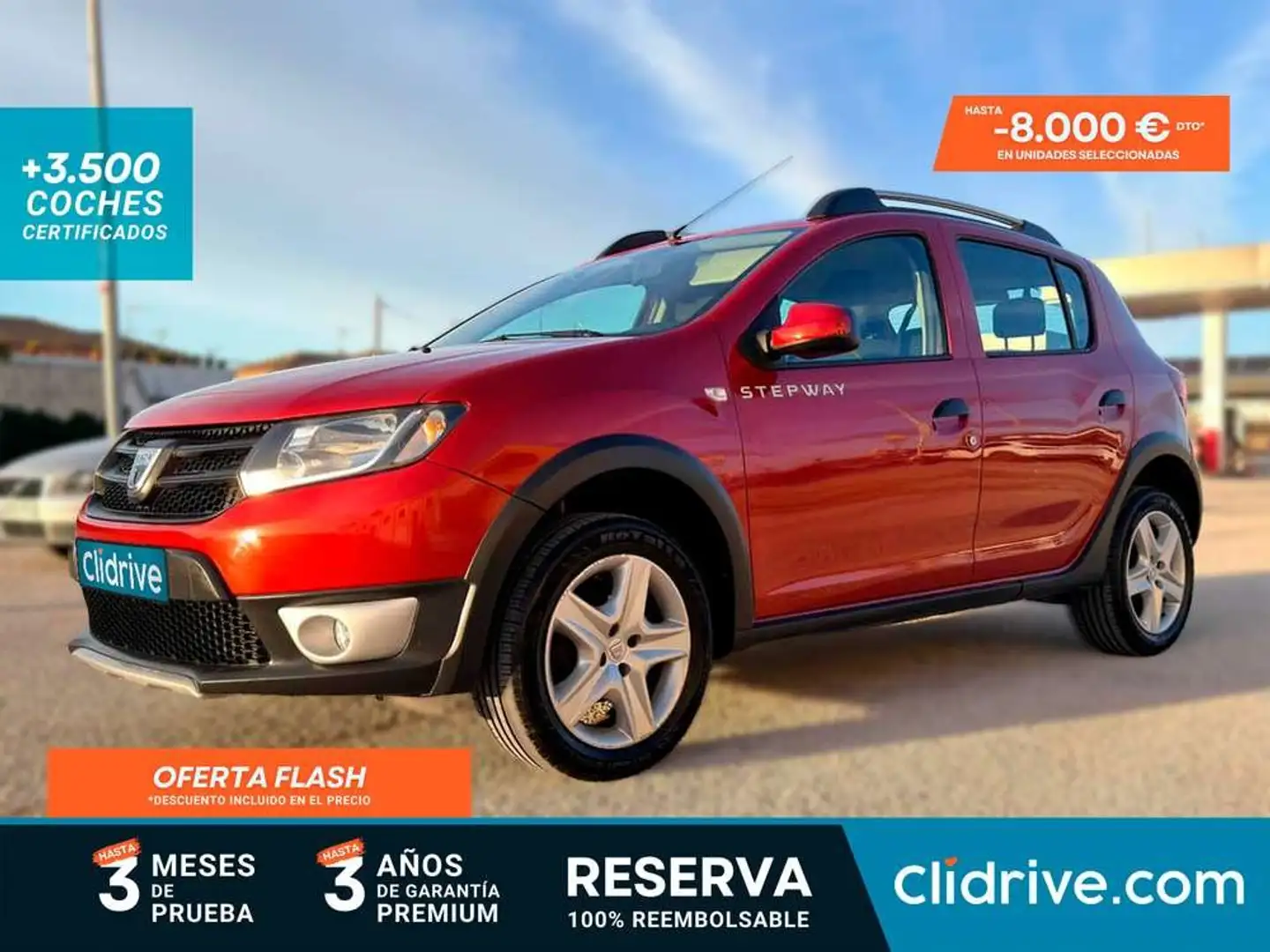 Dacia Sandero 0.9 TCE Stepway 90 Rouge - 1