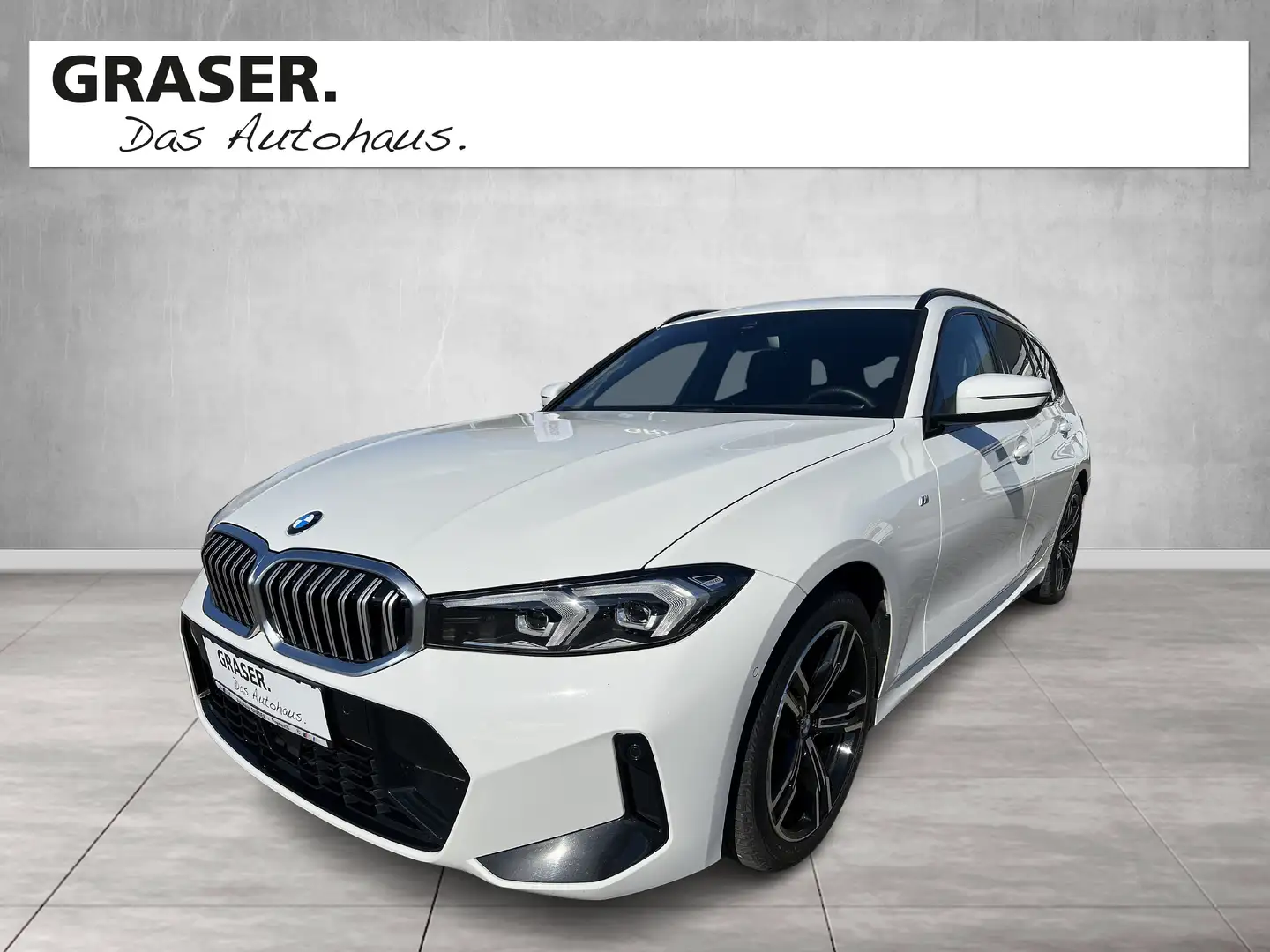 BMW 320 d Touring M Sportpaket DAB LED RFK Klimaaut. Blanc - 1